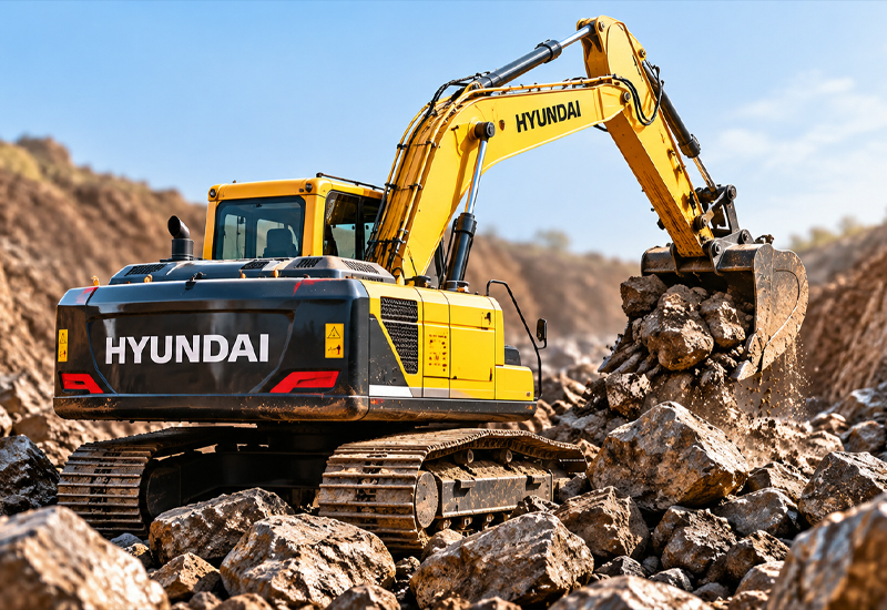 Mining Excavator Rental Service
